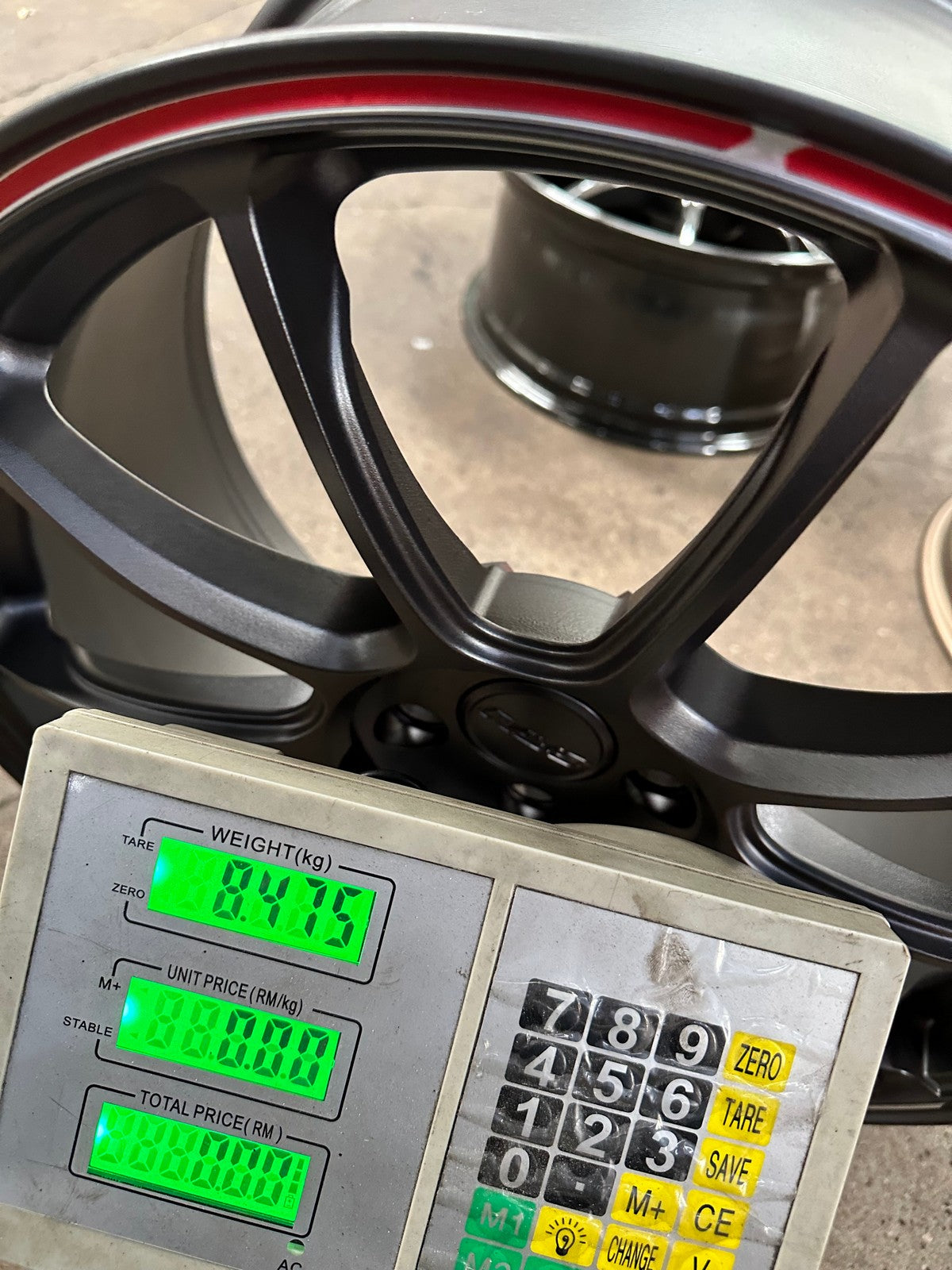 New 19X8.5 ET44 AOW Flow Formed ZE40 Rim (4 wheel) Matt Gunmetal 5X114.3