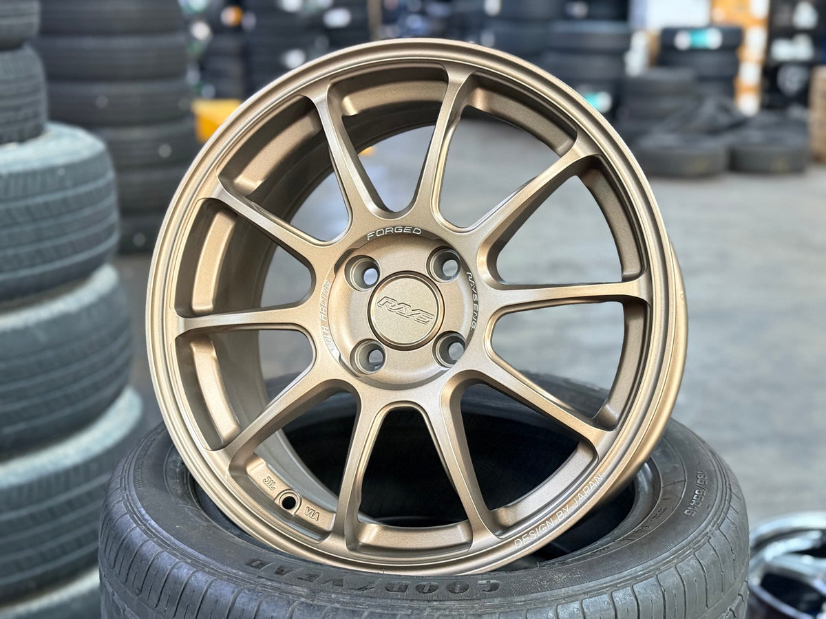 New 16X7 ET40 AOW Flow Formed ZE40 Rim (4 wheel) Matt Bronze 4X100