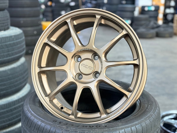 New 16X7 ET40 AOW Flow Formed ZE40 Rim (4 wheel) Matt Bronze 4X100
