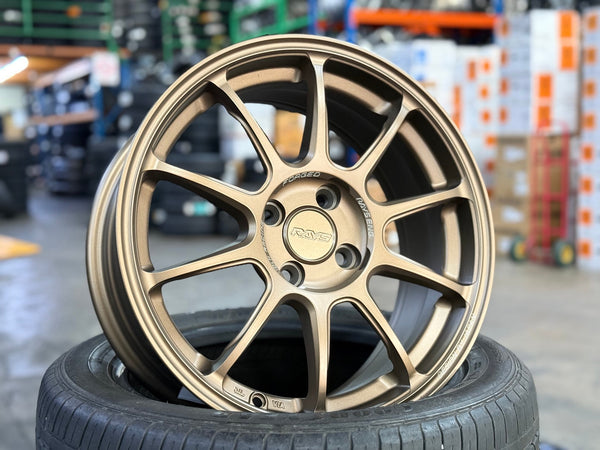 New 16X7 ET40 AOW Flow Formed ZE40 Rim (4 wheel) Matt Bronze 4X100