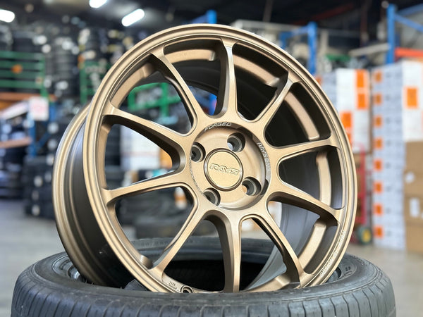 New 16X7 ET40 AOW Flow Formed ZE40 Rim (4 wheel) Matt Bronze 4X100