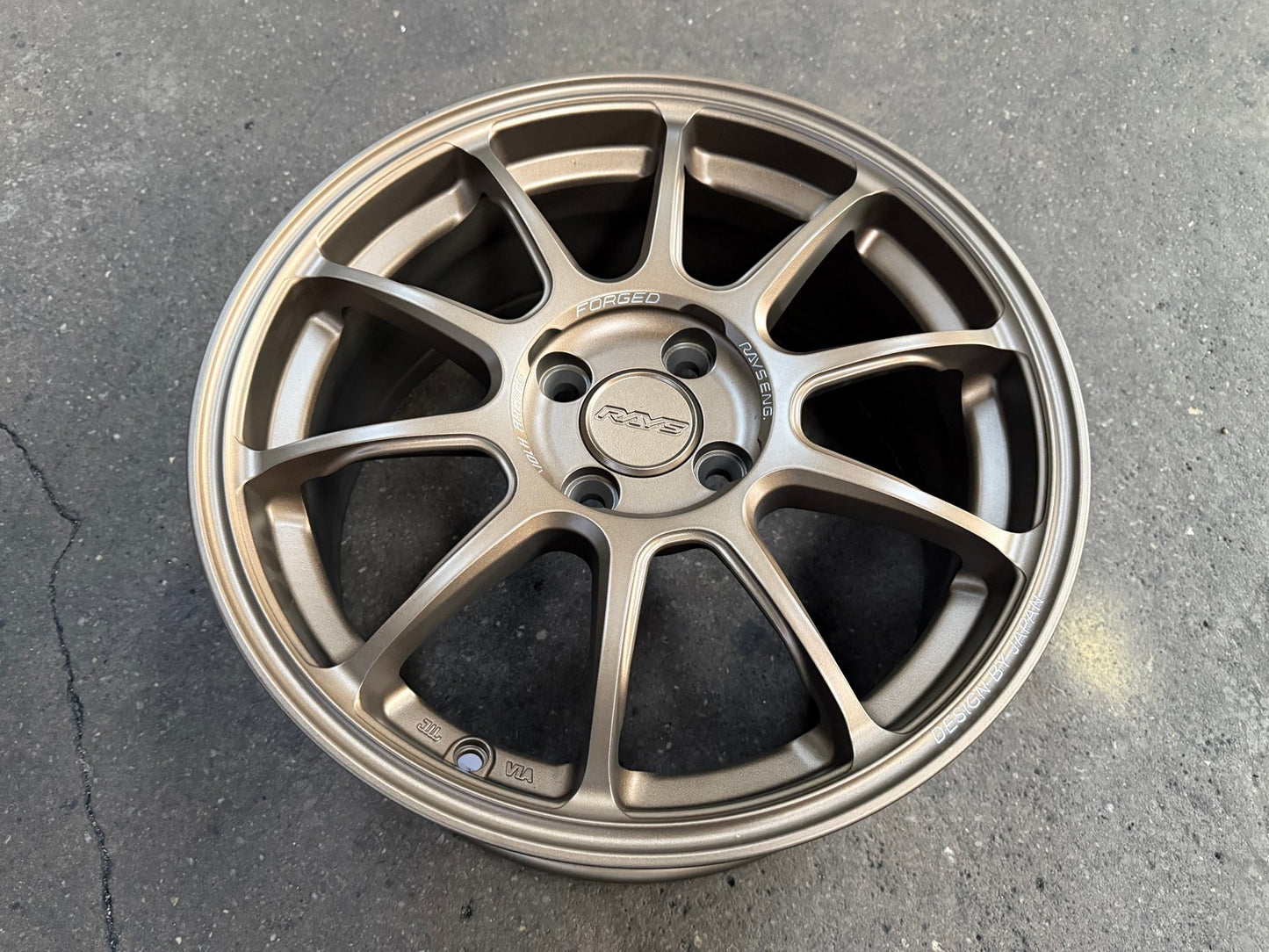 New 16X7 ET40 AOW Flow Formed ZE40 Rim (4 wheel) Matt Bronze 4X100