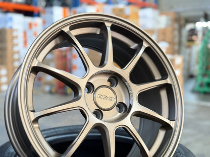 New 16X7 ET40 AOW Flow Formed ZE40 Rim (4 wheel) Matt Bronze 4X100