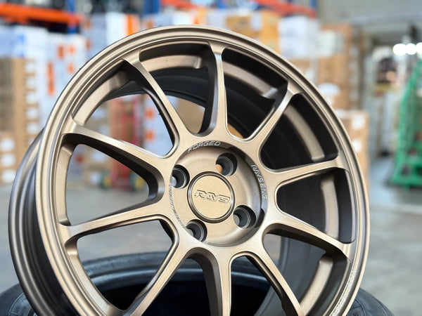 New 16X7 ET40 AOW Flow Formed ZE40 Rim (4 wheel) Matt Bronze 4X100