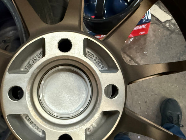 New 16X7 ET40 AOW Flow Formed ZE40 Rim (4 wheel) Matt Bronze 4X100