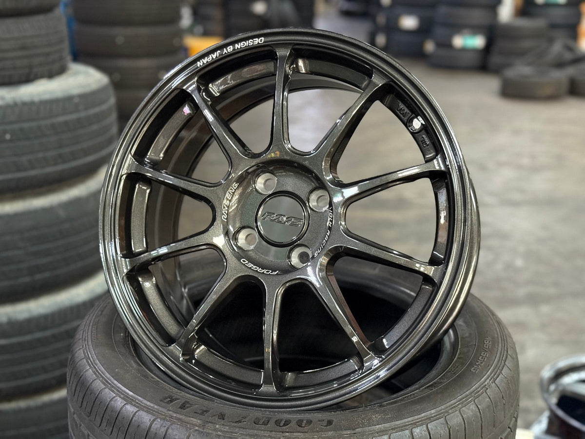 New 16X7 ET40 AOW Flow Formed ZE40 Rim (4 wheel) Gloss Gunmetal 4X100