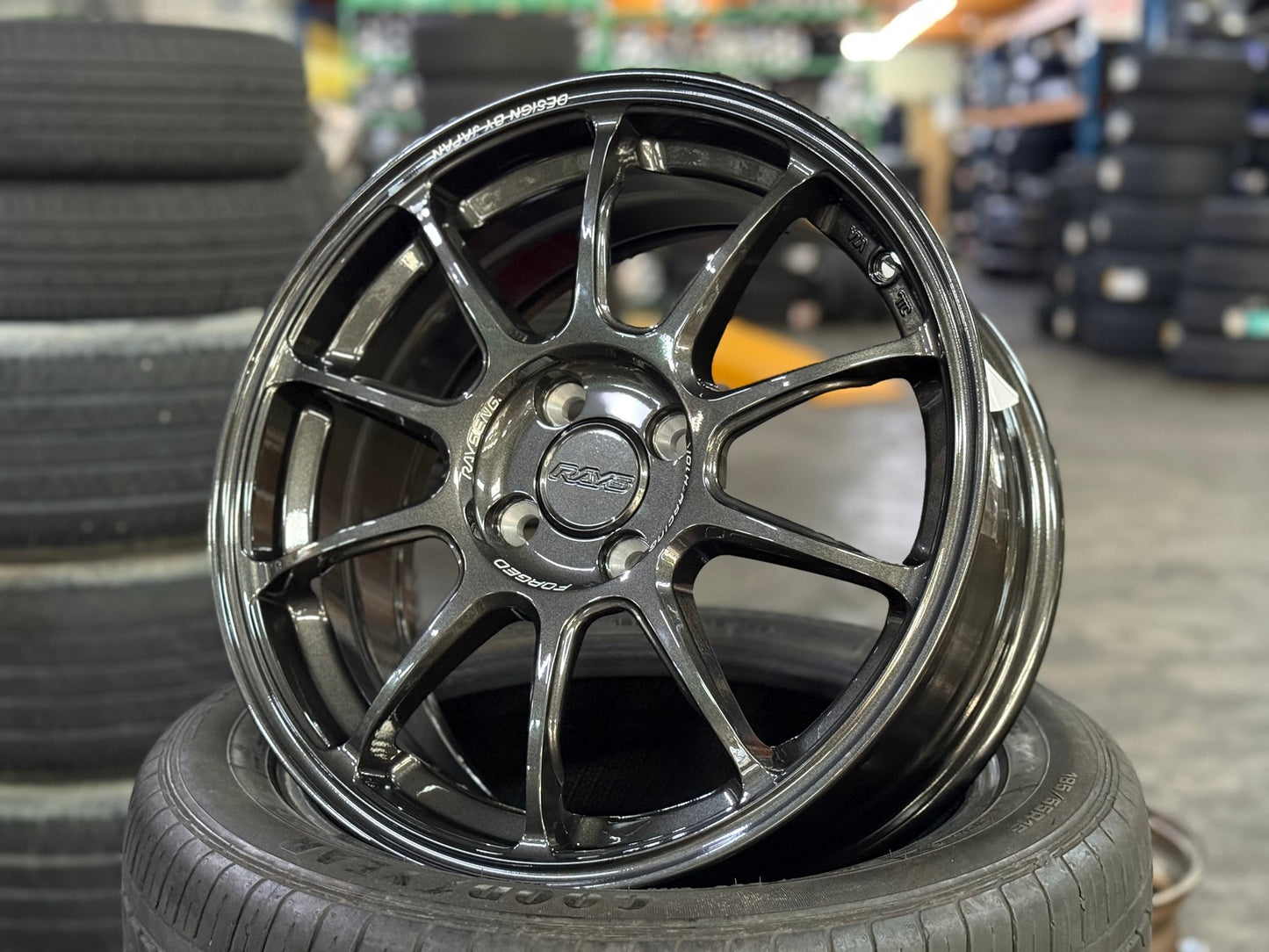 New 16X7 ET40 AOW Flow Formed ZE40 Rim (4 wheel) Gloss Gunmetal 4X100