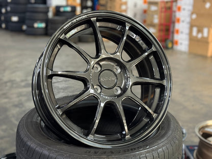 New 16X7 ET40 AOW Flow Formed ZE40 Rim (4 wheel) Gloss Gunmetal 4X100