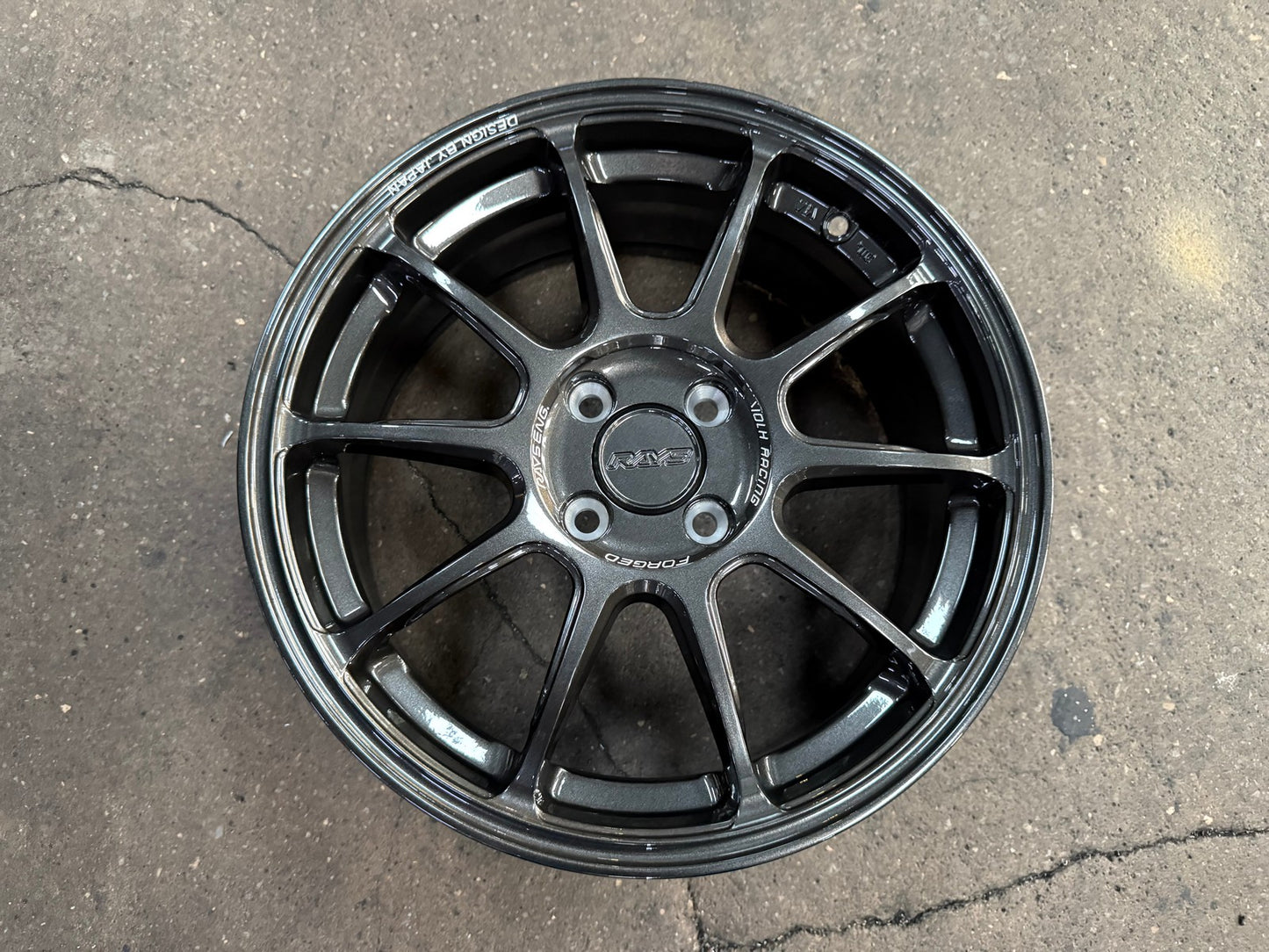 New 16X7 ET40 AOW Flow Formed ZE40 Rim (4 wheel) Gloss Gunmetal 4X100