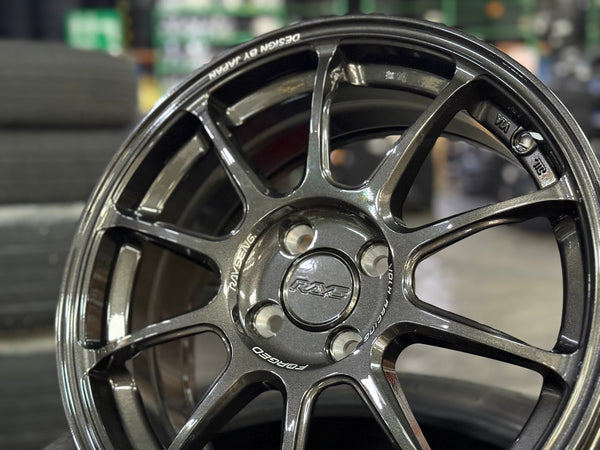 New 16X7 ET40 AOW Flow Formed ZE40 Rim (4 wheel) Gloss Gunmetal 4X100