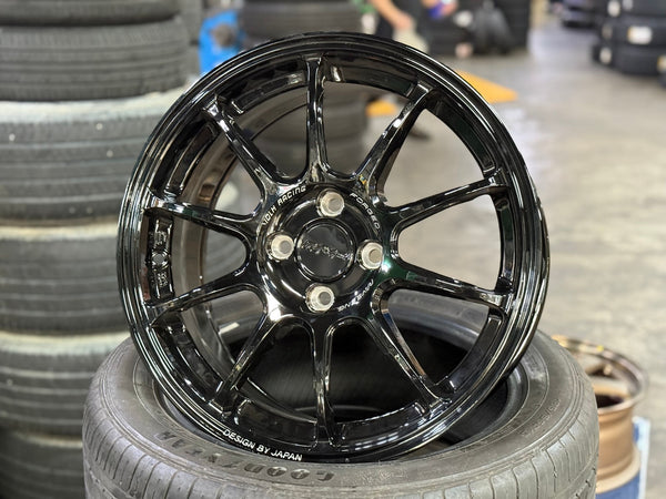 New 16X7 ET40 AOW Flow Formed ZE40 Rim (4 wheel) Gloss Black 4X100