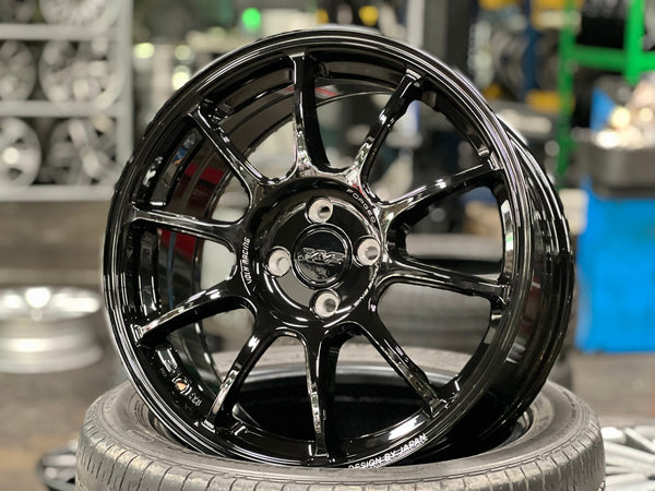 New 17X7.5 ET38 AOW Flow Formed ZE40 Rim (4 wheel) Gloss Black 4X100