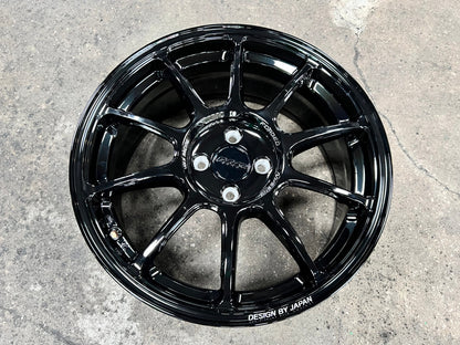 New 17X7.5 ET38 AOW Flow Formed ZE40 Rim (4 wheel) Gloss Black 4X100