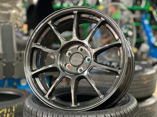 New 17X7.5 ET38 AOW Flow Formed ZE40 Rim (4 wheel) Gloss Gunmetal 5X100