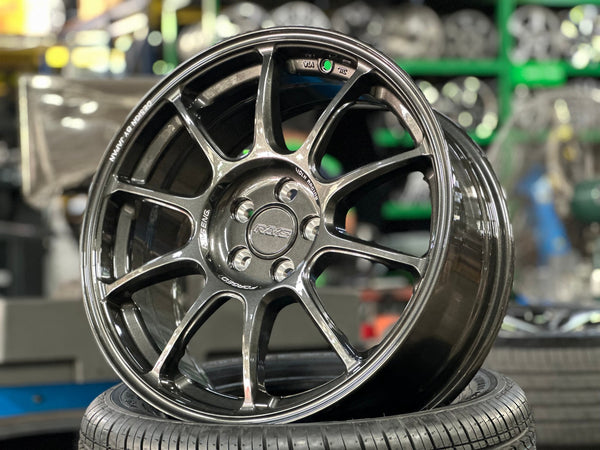 New 17X7.5 ET38 AOW Flow Formed ZE40 Rim (4 wheel) Gloss Gunmetal 5X100