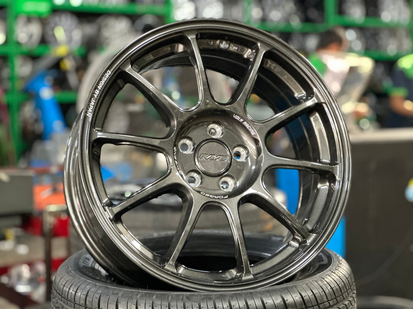 New 17X7.5 ET38 AOW Flow Formed ZE40 Rim (4 wheel) Gloss Gunmetal 5X100