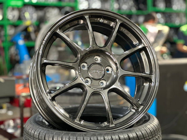 New 17X7.5 ET38 AOW Flow Formed ZE40 Rim (4 wheel) Gloss Gunmetal 5X100