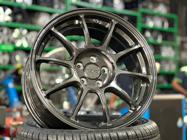 New 17X7.5 ET38 AOW Flow Formed ZE40 Rim (4 wheel) Gloss Gunmetal 5X100