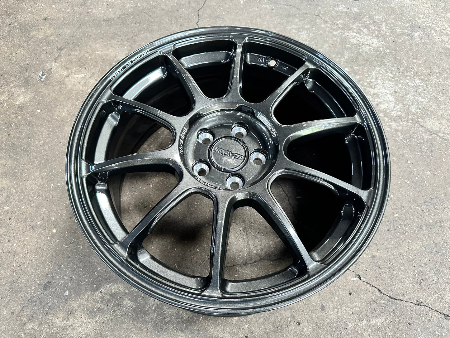 New 17X7.5 ET38 AOW Flow Formed ZE40 Rim (4 wheel) Gloss Gunmetal 5X100