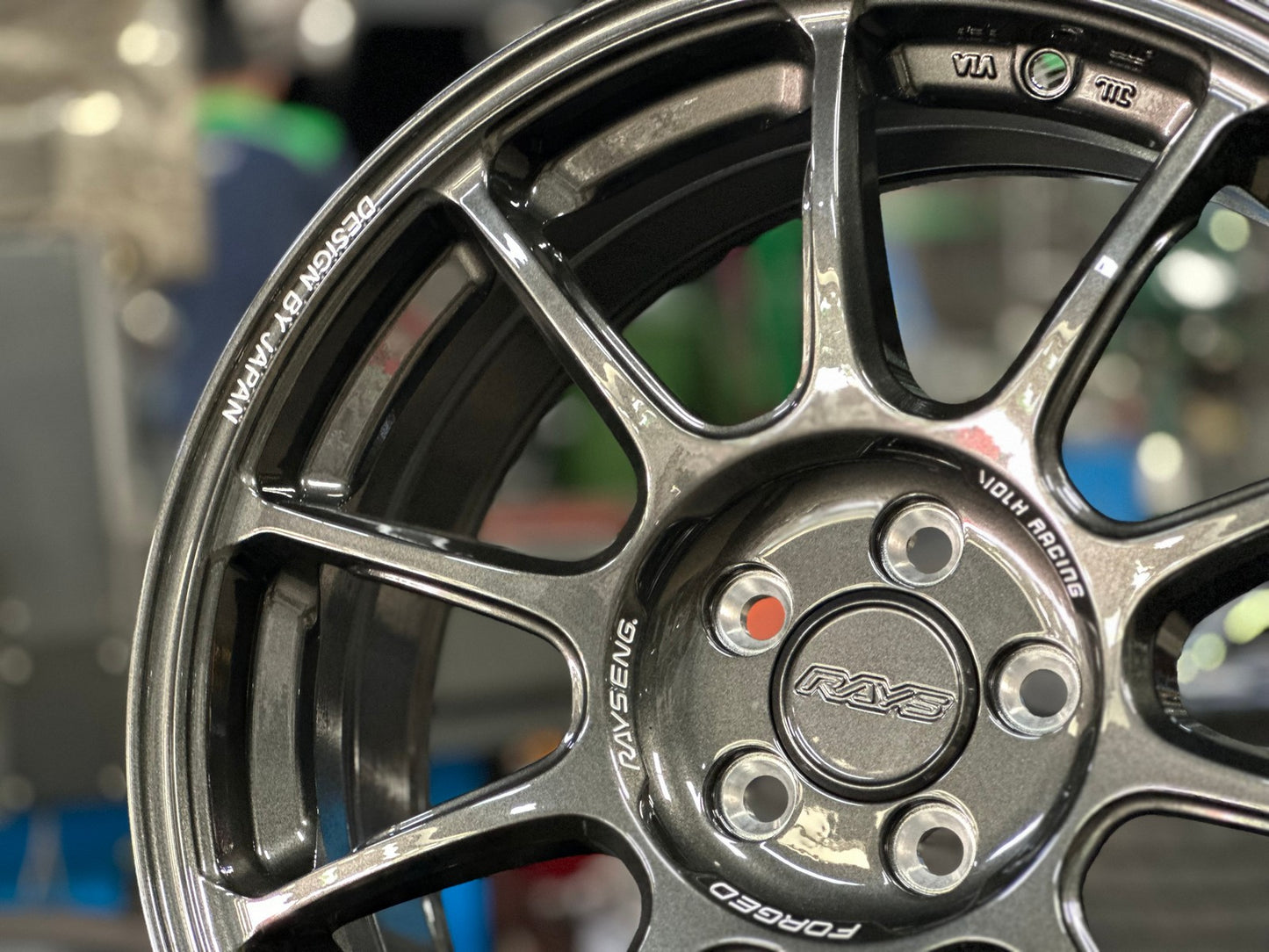 New 17X7.5 ET38 AOW Flow Formed ZE40 Rim (4 wheel) Gloss Gunmetal 5X100