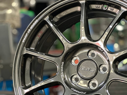 New 17X7.5 ET38 AOW Flow Formed ZE40 Rim (4 wheel) Gloss Gunmetal 5X100