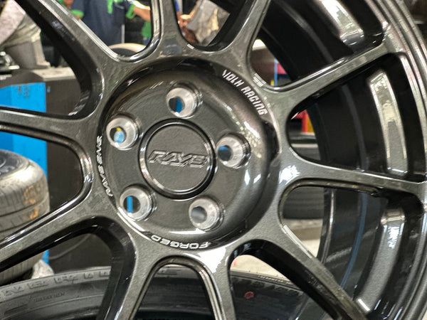 New 17X7.5 ET38 AOW Flow Formed ZE40 Rim (4 wheel) Gloss Gunmetal 5X100