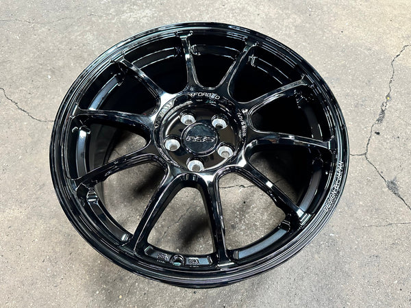 New 17X7.5 ET38 AOW Flow Formed ZE40 Rim (4 wheel) Gloss Black 5X100