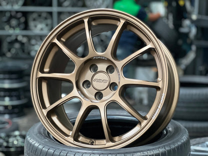 New 17X8 ET35 AOW Flow Formed ZE40 Rim (4 wheel) Matt Bronze 5X100