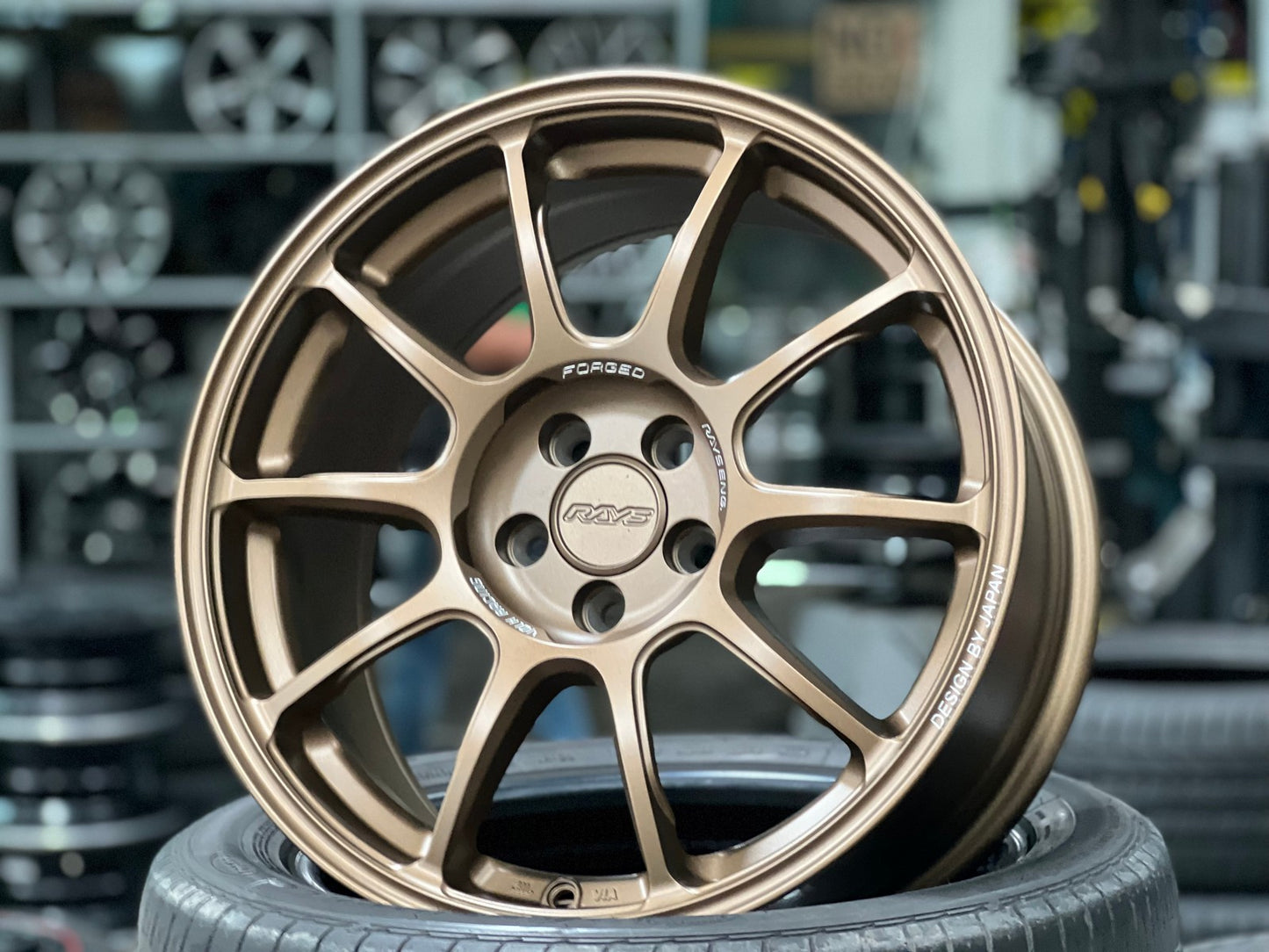 New 17X8 ET35 AOW Flow Formed ZE40 Rim (4 wheel) Matt Bronze 5X100