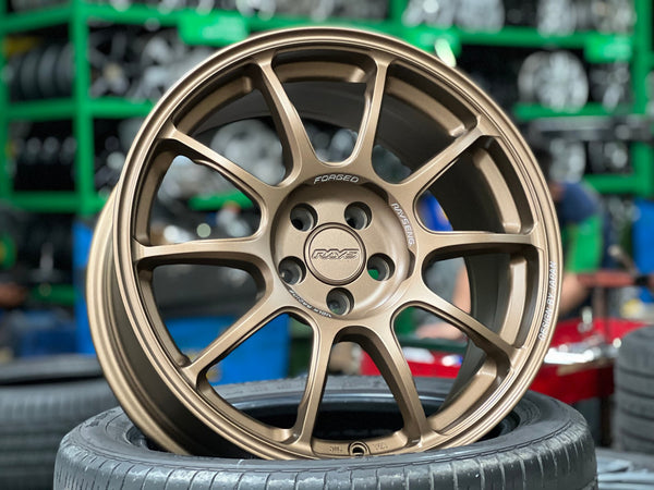 New 17X8 ET35 AOW Flow Formed ZE40 Rim (4 wheel) Matt Bronze 5X100