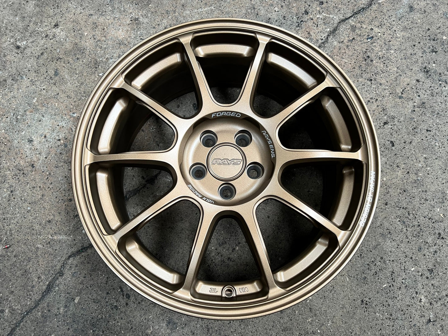 New 17X8 ET35 AOW Flow Formed ZE40 Rim (4 wheel) Matt Bronze 5X100