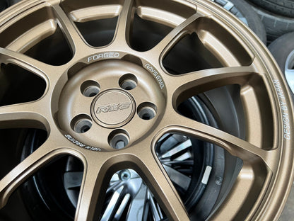New 17X8 ET35 AOW Flow Formed ZE40 Rim (4 wheel) Matt Bronze 5X100