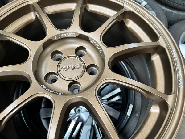 New 17X8 ET35 AOW Flow Formed ZE40 Rim (4 wheel) Matt Bronze 5X100