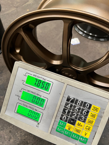 New 17X8 ET35 AOW Flow Formed ZE40 Rim (4 wheel) Matt Bronze 5X100