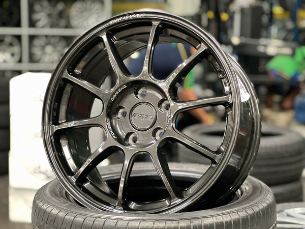 New 17X8 ET35 AOW Flow Formed ZE40 Rim (4 wheel) Gloss Gunmetal 5X112