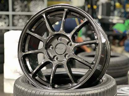 New 17X8 ET35 AOW Flow Formed ZE40 Rim (4 wheel) Gloss Gunmetal 5X114.3