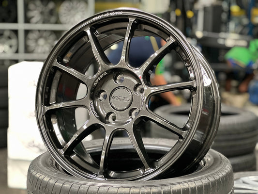 New 17X8 ET35 AOW Flow Formed ZE40 Rim (4 wheel) Gloss Gunmetal 5X114.3