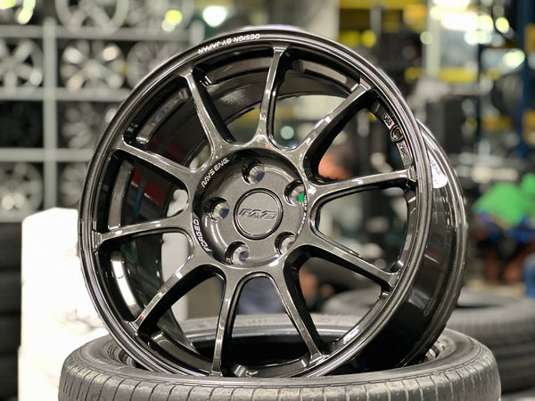 New 17X8 ET35 AOW Flow Formed ZE40 Rim (4 wheel) Gloss Gunmetal 5X114.3