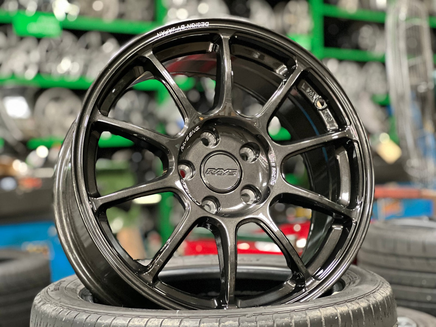 New 17X8 ET35 AOW Flow Formed ZE40 Rim (4 wheel) Gloss Gunmetal 5X114.3