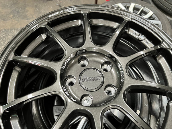 New 17X8 ET35 AOW Flow Formed ZE40 Rim (4 wheel) Gloss Gunmetal 5X112