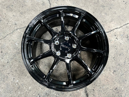 New 17X8 ET35 AOW Flow Formed ZE40 Rim (4 wheel) Gloss Black 5X112
