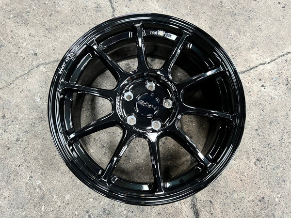 New 17X8 ET35 AOW Flow Formed ZE40 Rim (4 wheel) Gloss Black 5X112