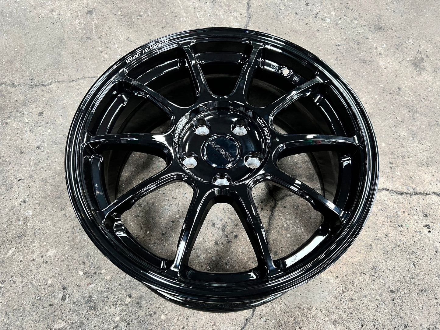 New 17X8 ET35 AOW Flow Formed ZE40 Rim (4 wheel) Gloss Black 5X112
