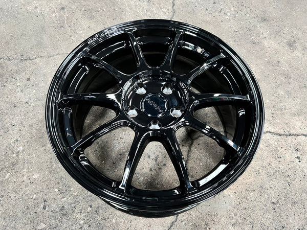 New 17X8 ET35 AOW Flow Formed ZE40 Rim (4 wheel) Gloss Black 5X112
