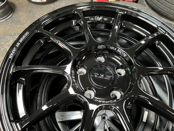 New 17X8 ET35 AOW Flow Formed ZE40 Rim (4 wheel) Gloss Black 5X114.3