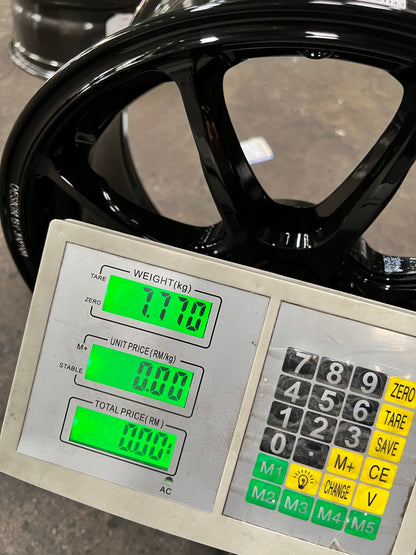 New 17X8 ET35 AOW Flow Formed ZE40 Rim (4 wheel) Gloss Black 5X114.3