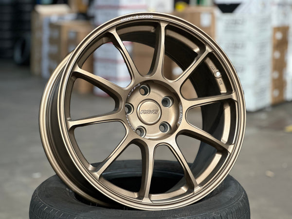 New 18X8.5 ET43 AOW Flow Formed ZE40 Rim (4 wheel) Matt Bronze 5X114.3