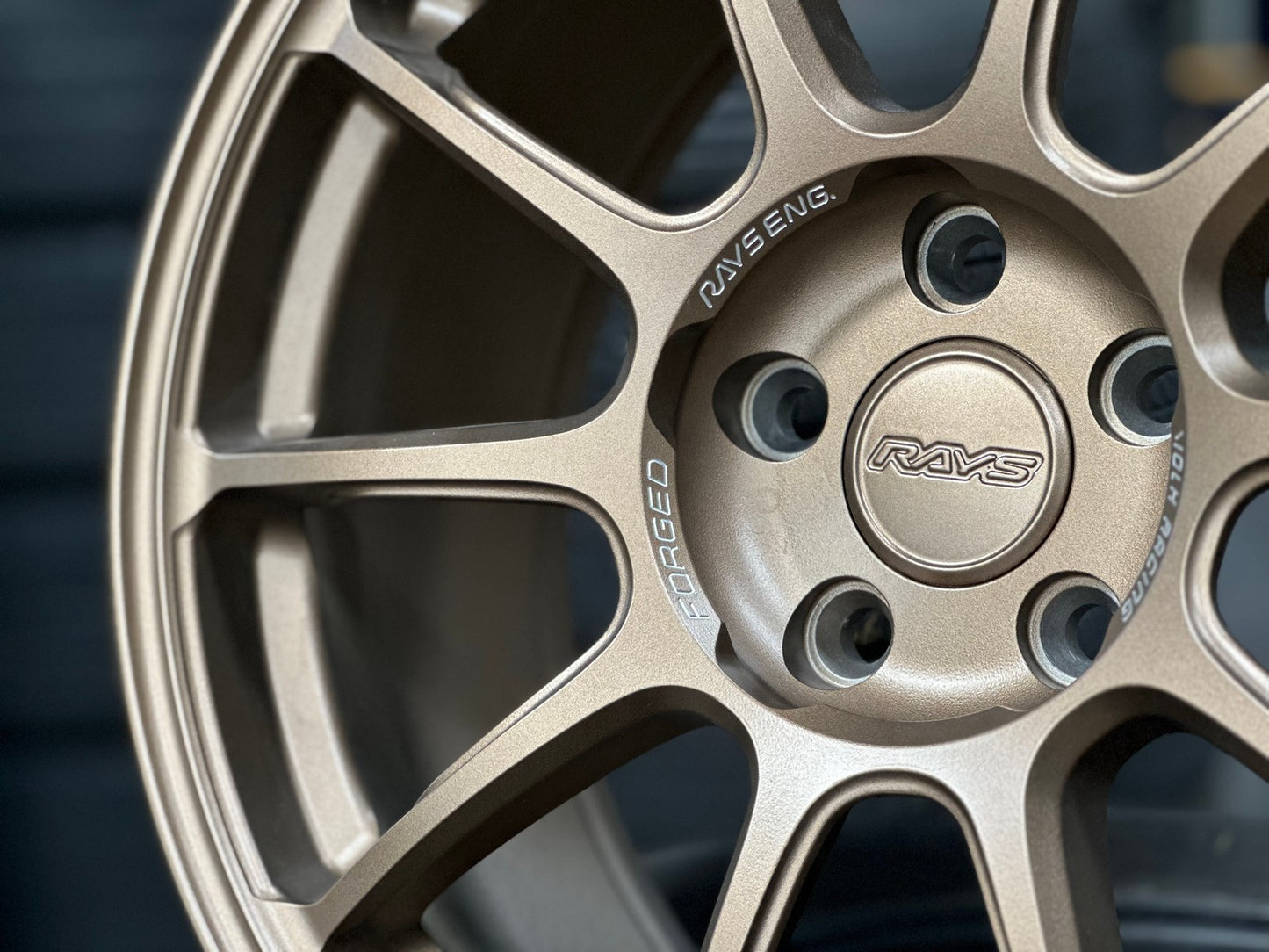 New 18X8.5 ET43 AOW Flow Formed ZE40 Rim (4 wheel) Matt Bronze 5X114.3