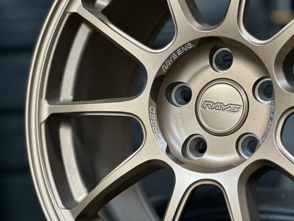 New 18X8.5 ET43 AOW Flow Formed ZE40 Rim (4 wheel) Matt Bronze 5X114.3