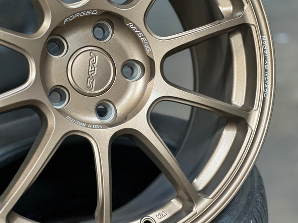 New 18X8.5 ET43 AOW Flow Formed ZE40 Rim (4 wheel) Matt Bronze 5X112